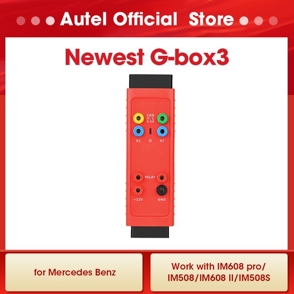 AUTEL G-BOX3 Key Programmer for Mercedes Benz All Keys Lost Car Diagnostic Tools Work with MaxiIM IM608 IM608PRO IM508 IM508PRO