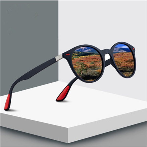 new Brand Fashion Unisex Sun Glasses Polarized Coating Mirror Driving Sunglasses Round Male Eyewear For Men/Women uv400