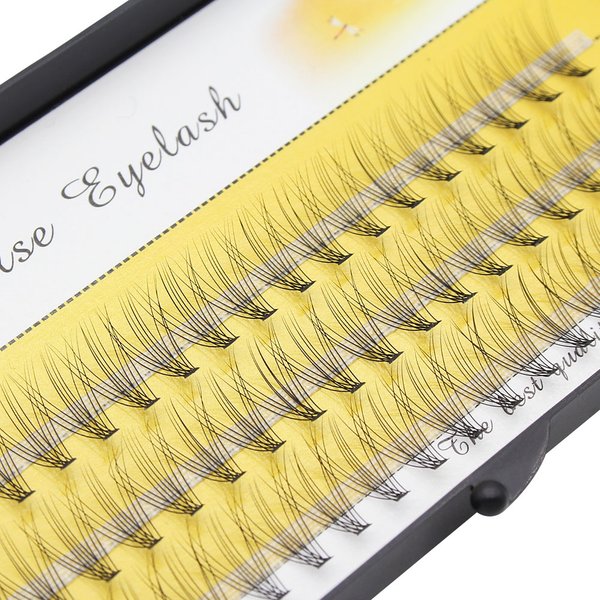 Moonlily 60 Stück professionelle Make-up-Wimpern, 10D falsche Wimpern, Nerz-Wimpern, persönliche Wimpern-Cluster-Verlängerung