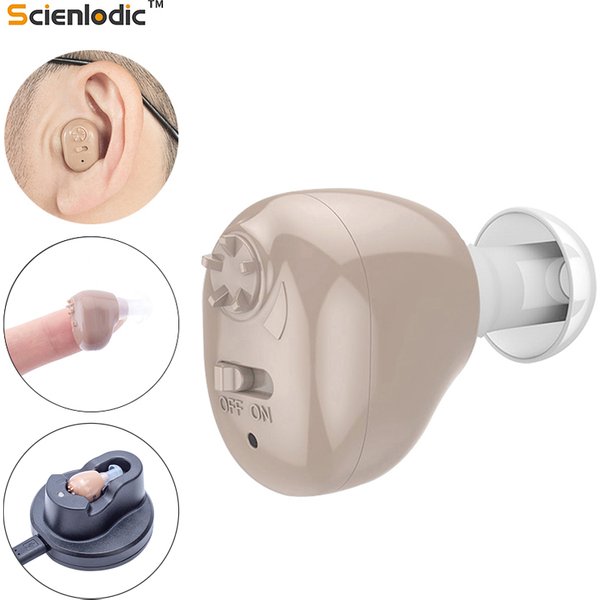 Appareil auditif Rechargeable, appareil auditif ITE, pour personnes âgées, amplificateur sonore pour la surdité