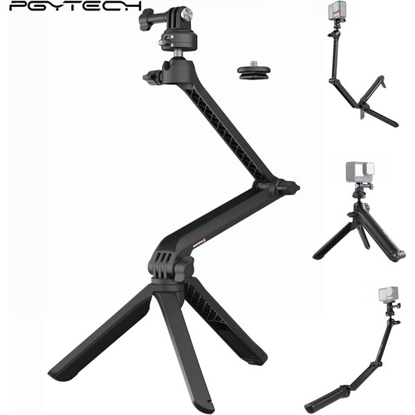 PGYTECH 3-Wege-Stativ Caplock Mantispod Z Handgriff für GoPro Hero 12 11/Insta360/ DJI Osmo Action 4/3 POCKET 3 / Smartphone