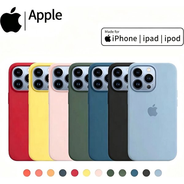 Oryginalne etui na telefon MagSafe z płynnego silikonu do iPhone 17 Pro Max, 16 Pro, 15 Pro Max, z funkcją bezprzewodowego ładowania, z logo Apple, matowe, w pudełku.