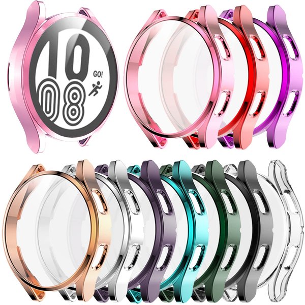 Case for Samsung Galaxy Watch 4/5/6 40mm 44mm,TPU Screen Protector All-Around Bumper Shell for Galaxy watch 4/5/6 44mm40mm Cover