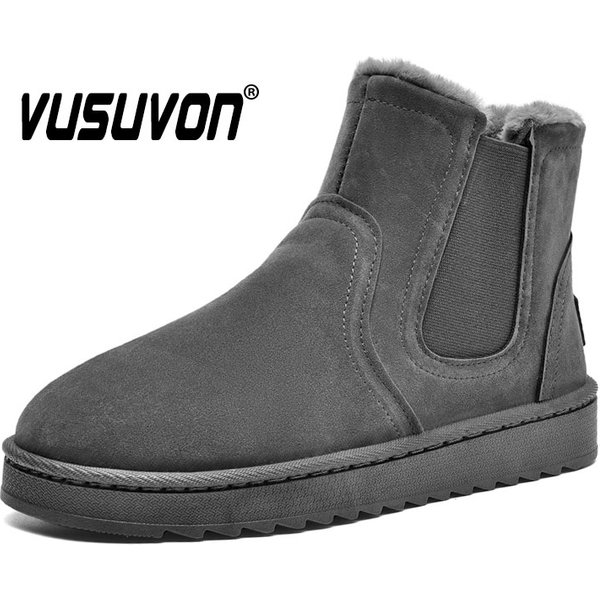 2022 Lightweight Women Plush Shoes for Men Snow Boots Little Waterproof Footwear Size 31- 45 Slip on Unisex Ankle Winter Loafers