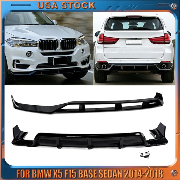 Magickit für BMW F15 X5 Basismodell 2014 2015 2016 2018 Frontstoßstangenlippe Splitter Diffusor Spoiler Bodykit Schutz