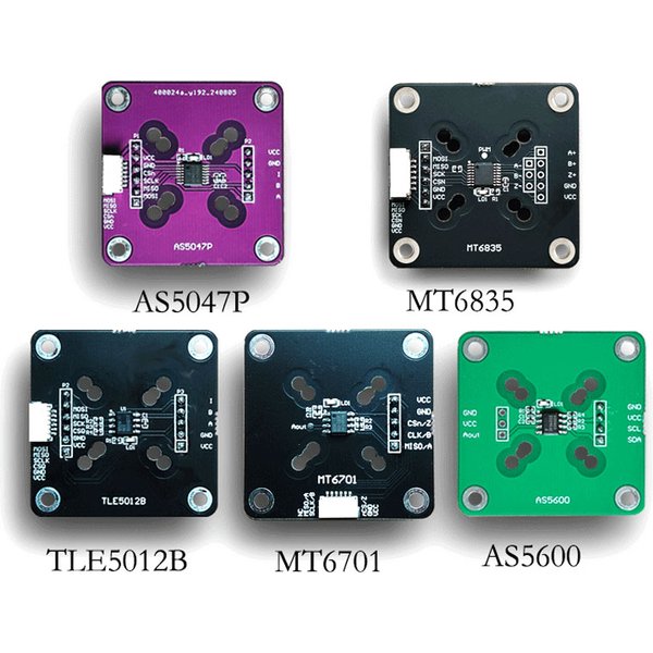 Kit de module d'encodeur magnétique programmable AS5600, AS5047P, MT6701, TLE5012B, MT6835 avec aimant