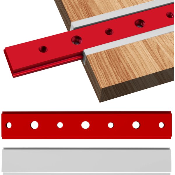 200 mm T-Schiene T-Schieberstange Gehrungsvorrichtung Holzbearbeitung, T-Schlitz Gehrungsschiene Jig, Aluminium T-Schlitz Gehrung Schiebestange M6 M8 Schieberplatte