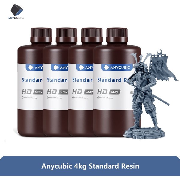 ANYCUBIC 4 teile/los 405nm UV Harz Für 3D Drucker LCD Flüssigkeit Photopolymer Harz 3D Druck Harz Upgrade 1kg