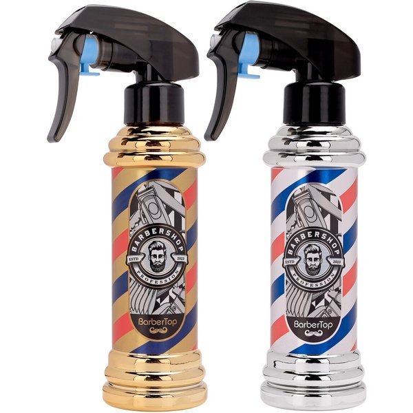 Retro Hairdressing Spray Bottle Refillable Bottles Continuous Mist Watering Can Portable Salon Barber Water Sprayer