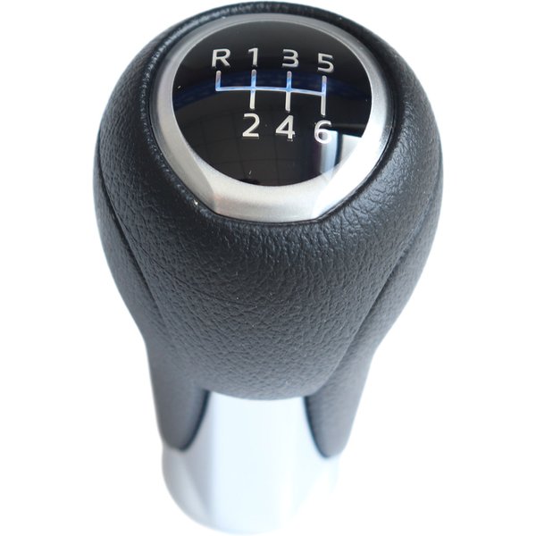 6-Gang-Auto-Schaltknauf, Schalthebel, schwarzes Leder, für Mazda 3 6 CX-5 2014–2017 KD 5346030 Ein Autozubehör