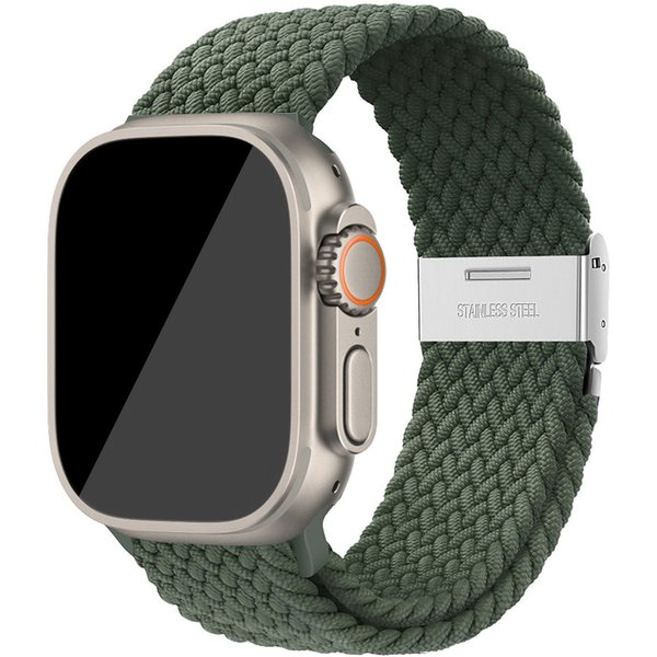 Armband für Apple Uhren armband 49mm 44mm 40mm 38mm 42mm 6 se 5 4 3 elastisches geflochtenes Nylon armband iwatch serie 7 8 41mm 45mm