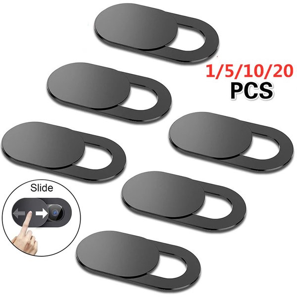 Couverture de Webcam obturateur aimant curseur couverture de caméra en plastique pour iPad tablette Web ordinateur portable Pc caméra lentilles de téléphone portable autocollant de confidentialité