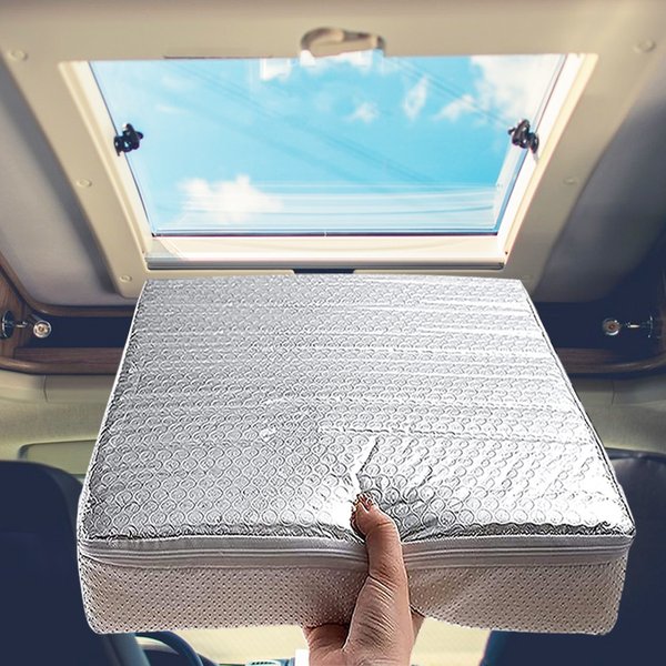 Pare-soleil pour toit ouvrant de camping-car, isolant de ventilation, bloc de Film d'aluminium UV, pare-soleil réfléchissant, accessoires de voiture, camping étanche
