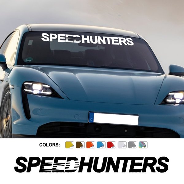 Verschiedene Größen Auto Windschutzscheibe Aufkleber Grafiken Speedhunters Stil Fenster Dekor Aufkleber LKW Vinyl Abdeckung Auto Tuning Zubehör