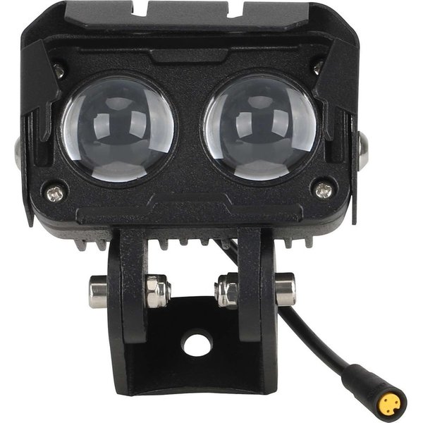 Lampa rowerowa, reflektor do hulajnogi elektrycznej, oświetlenie w słabych warunkach, materiał ze stopu aluminium, wyjątkowa jasność, do Kukirin G3 Pro