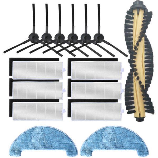 Roboter-Staubsauger-Seitenbürste, Hepa-Filter, Mopptücher, Lappen für EASY HOME RVC5000, Staubsauger, Ersatzteile, Bürsten, Reinigung, Mopptuch