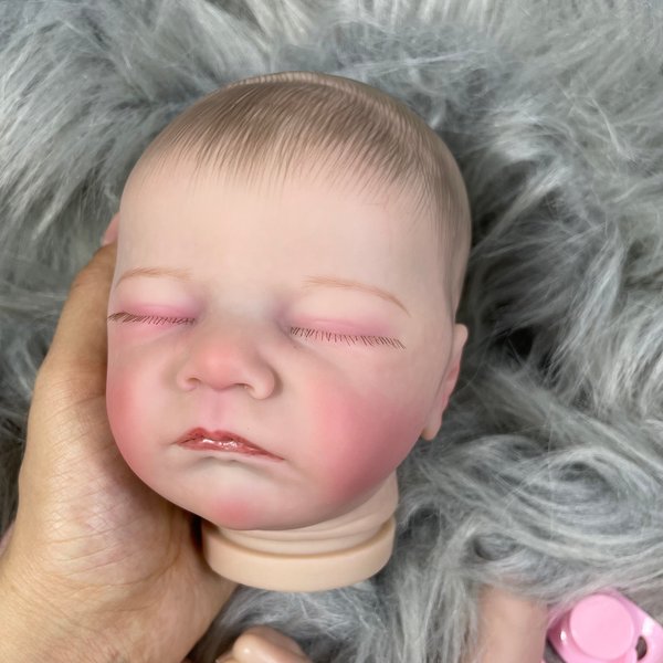 MRB 17 pouces déjà peint vinyle Reborn poupée pièces Charlotte réaliste bébé 3D peau peinte avec des veines visibles et corps en tissu
