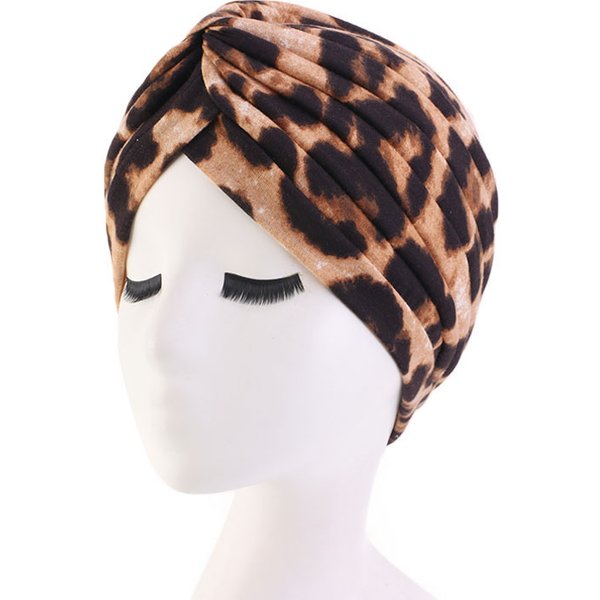 New Women Soft Floral Print Women Turban Hats Fashion Banadans Cancer Headwrap Chemo Cap Head Wrap Hair Accessories