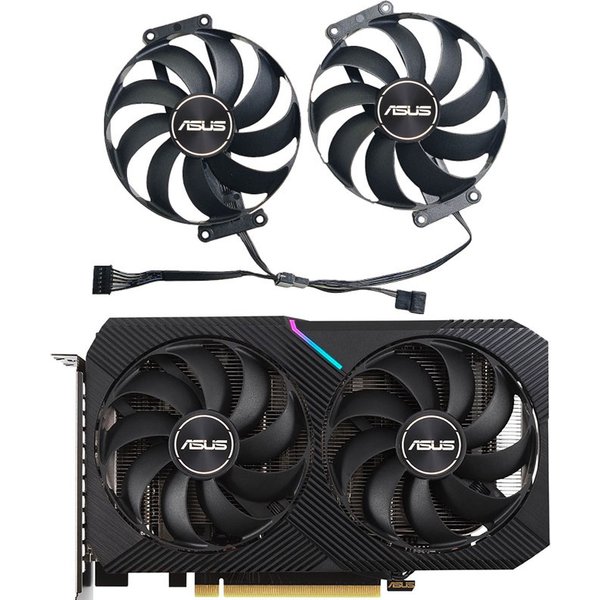Ventilateur de refroidissement de carte vidéo, pour ASUS RTX 3050 3060 3060TI MINI, RX 6400 6500XT, CF9010U12S T129215SU RX 6500XT