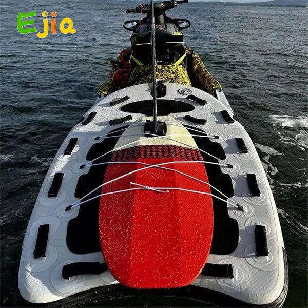 EU-Lager Aufblasbares Bodyboard Professioneller Notfall-Wasserrettungsschlitten Schwimmende Wassermatte Jet-Ski-Schlittenbrett für Wassersport