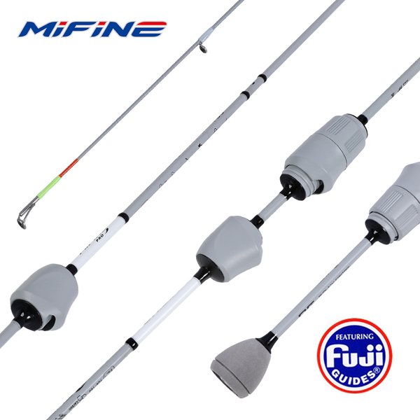 Mifine GHOST BLADE XUL canne à filer ultralégère 0.2-0.6g 30T anneaux Fuji en Fiber de carbone pour la pêche à la truite pointes tubulaires à Action rapide