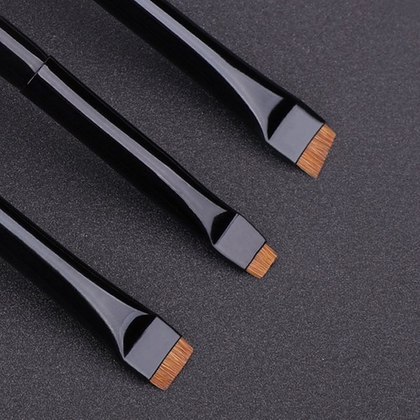 Karsyngirl 1/2/3 pièces pinceau de maquillage professionnel pour les yeux pinceau Eyeliner plat Application de sourcils pinceau de maquillage pour les lèvres outil de maquillage pour les yeux
