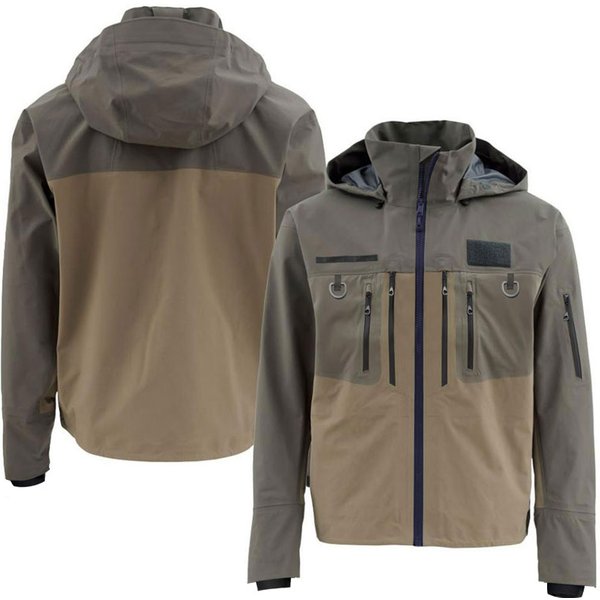Vestes de pataugeoire de pêche, veste de pluie respirante à 4 plis, vêtements tactiques imperméables durables, vêtements d'extérieur secs pour kayak, randonnée, chasse