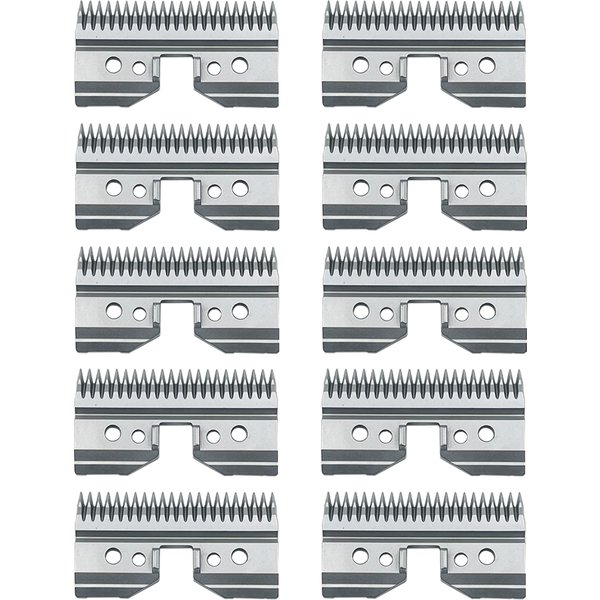 Lames de rechange en métal pour Andis Oster Wahl KM série A5, tondeuse à alimentation rapide A5, tondeuse de toilettage, lame mobile, 10 pièces/lot