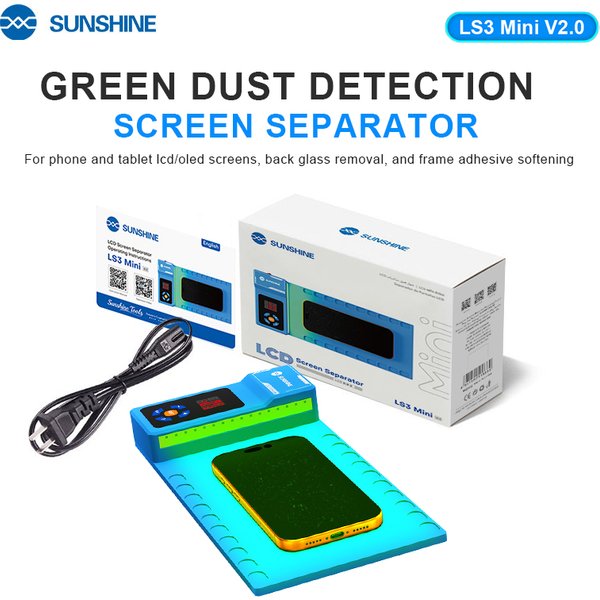 Stalshine-Mini dissolvant d'écran LCD LS3, coussin de séparation de scène chauffante pour téléphone, réparation d'iPad, démontage Wisu
