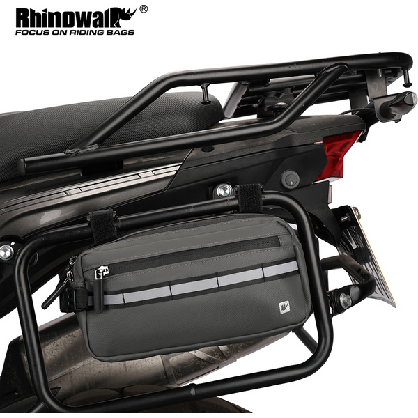 Rhinowalk 3L Motorrad Tasche Moto Seite Tasche Schwanz Tasche Stoßstange Multifunktionale Taille Tasche Outdoor Motorrad Werkzeug Tasche Zubehör