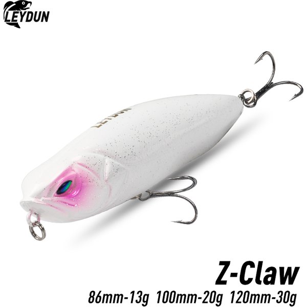 LEYDUN z-claw flottant crayon leurres de pêche 86mm 100mm 120mm Topwater appâts durs Surface Stickbait bonne Action bar Wobblers