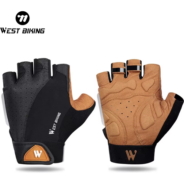WEST VÉLO Sport Cyclisme Gants Demi Doigt Hommes Femmes VTT Vélo Gants de Course Fitness Gym Équitation Moto Vélo Gants