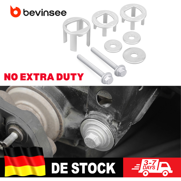 BEVINSEE Billet-Aluminium Hinterachs-Differentialhalterung Einbausatz für BMW E90 E91/E92 E93 E82 E81 E87 E88, Robust und Langlebig
