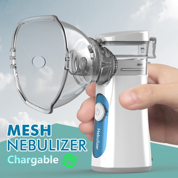 Mini nébuliseur d'inhalation Autoclean Portable, Rechargeable, atomiseur en maille, nébuliseur silencieux pour enfants