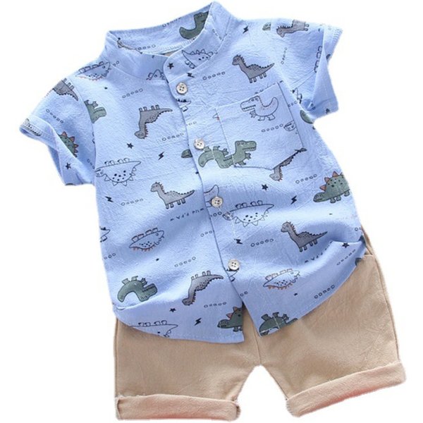 Neue Sommer Baby Jungen Kleidung Anzug Kinder Mode Cartoon Hemd Shorts 2 Teile/sätze Kleinkind Casual Kostüm Infant Kinder Trainingsanzüge