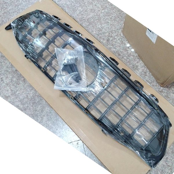 GT-Style Frontstoßstangen-Mittelgrill Panamericana GT-Grill Schwarzer Frontgrill für Mercedes-Benz CLA-Klasse X118 W118 C118 2019 2020 2021 2022 2023 CLA200 CLA250 CLA350 CLA35 AMG Limousine