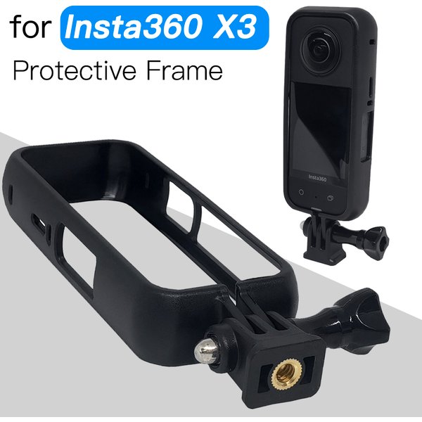 For Insta360 X3 Protective Camera Housing Frame Case for Insta 360 X3 Anti Fall Action Frame Camera Mount Accessories