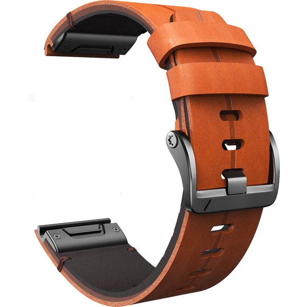 Bracelet remplaçable en cuir véritable, 22 26mm, pour Garmin Fenix5 5XPlus 6 6XPro 7 7X Instinct 2, bracelet de montre à dégagement rapide