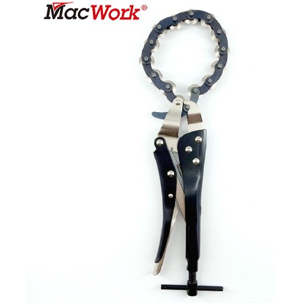 Obcinak do rur wydechowych MacWork 0,6 do 3,3 cala Obcinak do rur wydechowych Łańcuchowy obcinak do rur wydechowych Obcinak do rur PVC lub miedzianych