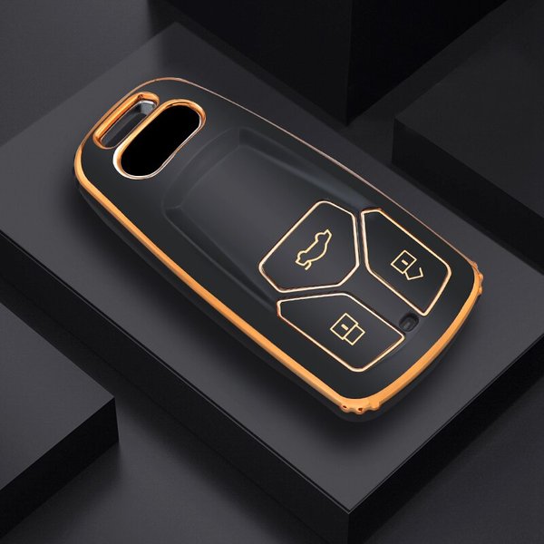 TPU Auto Fernbedienung Schlüssel Fall Abdeckung Shell Für Audi A4 B9 A5 A6 8S 8W Q5 Q7 4M S4 S5 S7 TT TTS TFSI RS Schutz Fob Keyless
