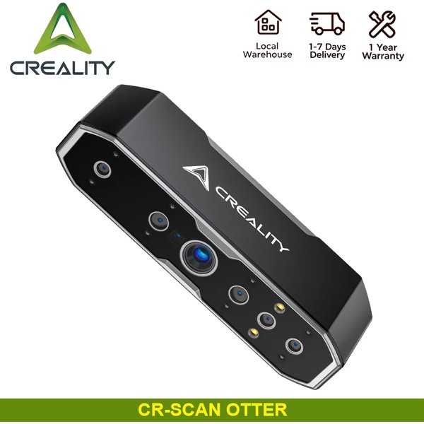 Creality CR Scan Otter 3D Handscanner 0,02mm Genauigkeit Große und Kleine 3D-Scans Vier-Linsen-Stereosicht 20fps Scannen 10-2000mm