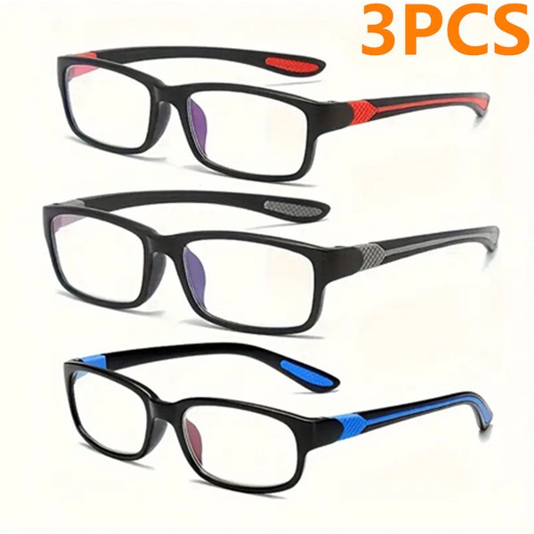 3/1 pièces lunettes de lecture de sport hommes femmes-lecteurs presbytes confortables et élégants avec lentilles en polycarbonate, vente en gros en vrac