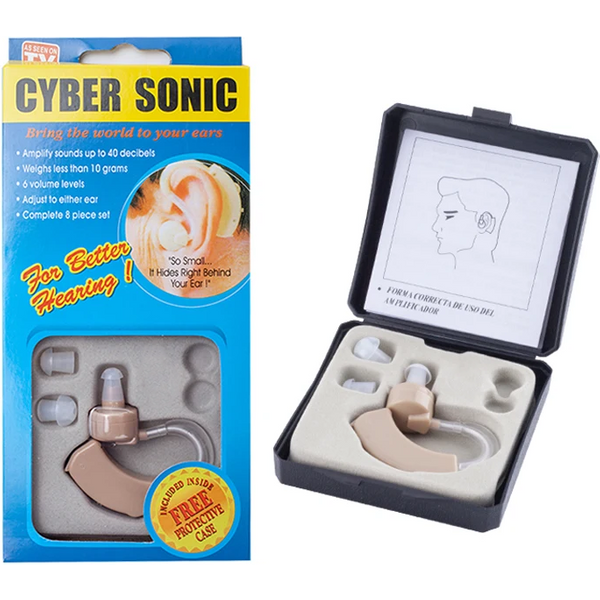 Mini amplificateur de sons d'oreille Portable, Kit d'aide auditive réglable, aide auditive pour les personnes sourdes/âgées