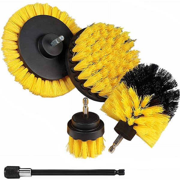 5Pcs 3Pcs Power Scrubber Brush Electric DrillBrush Power Scrubber Bathroom Surface Tub Shower Tile Cleaning Tools