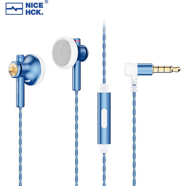 NICEHCK EB2S PRO 3,5/4,4mm Stecker Headset HIFI Bass Musik Ohrhörer 15,4mm Dynamische Einheit Mikrofon Kopfhörer für Meeting Spiel IEM