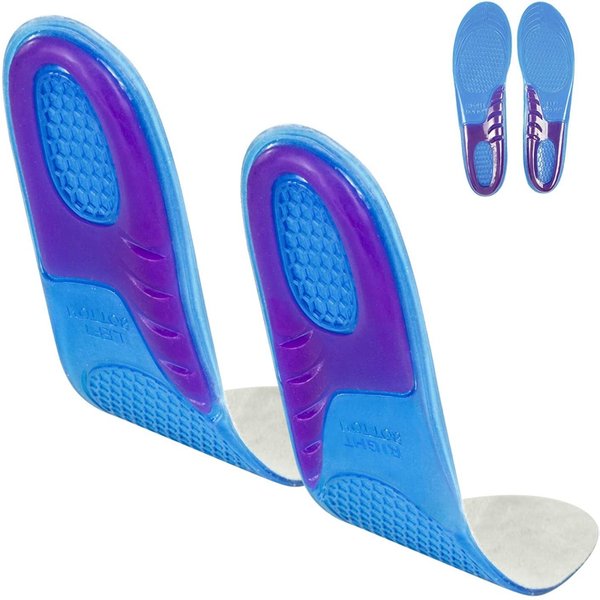 Gel Insole Silicone Orthopedic Insoles for Man Women Anti-Shock Shoe Inserts Arch Support Flat Foot Cushion Insoles for Feet