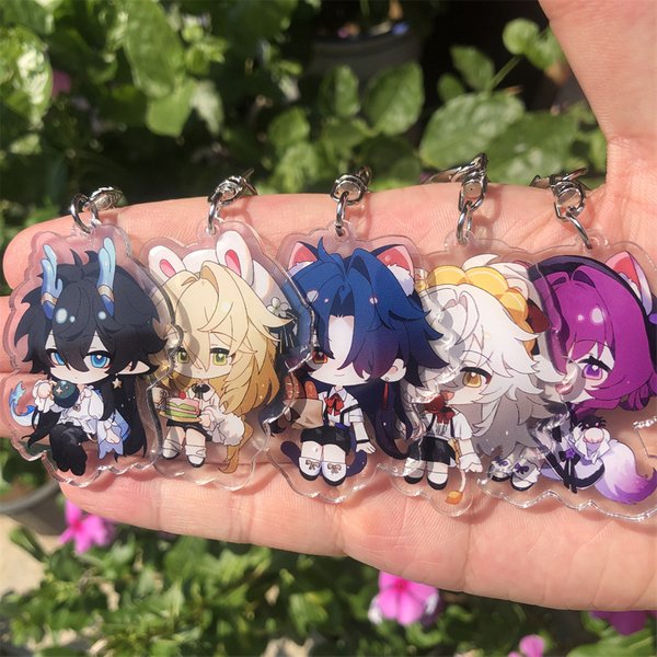 Honkai: Star Rail Blade Luocha Imbibitor Lunae Jing Yuan Schlüsselanhänger Abzeichen Zubehör Anime Spiel Cosplay Anhänger Prop