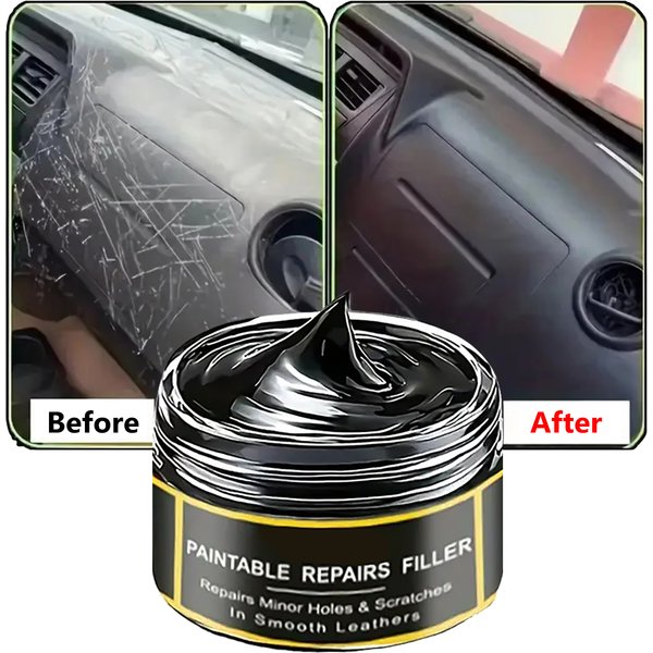 Pâte Anti-âge pour réparation des rayures du cuir et du plastique, pour intérieur de voiture, pneus automobiles, sièges, cire de polissage pour volant, B1267
