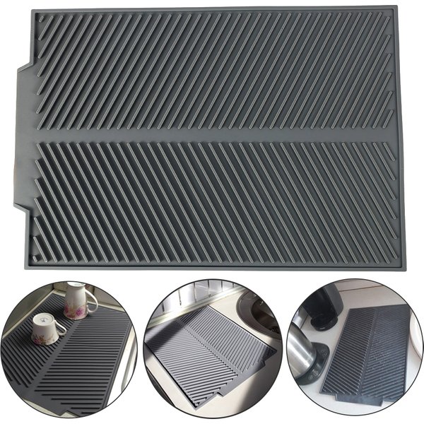 Küche Lagerung Schüssel Tasse Trocknen Rack Halter Organizer Abtropffläche Trockner Tablett Geschirr Wasser Abtropfen Werkzeug Silikon Trocknen Pad