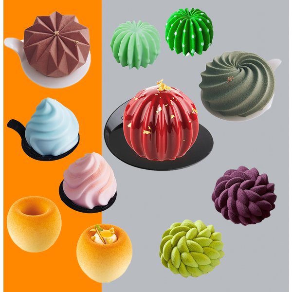 SHENHONG – moules à gâteaux antiadhésifs en Silicone, outils de pâtisserie, Mousse française de qualité alimentaire, forme de Dessert, ustensiles de cuisine